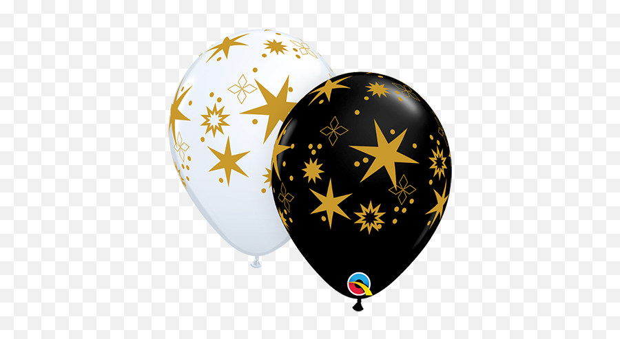 Qualatex Latex Balloons - Globos De Cumpleaños De Planeta Emoji,Star Emoticon Pack