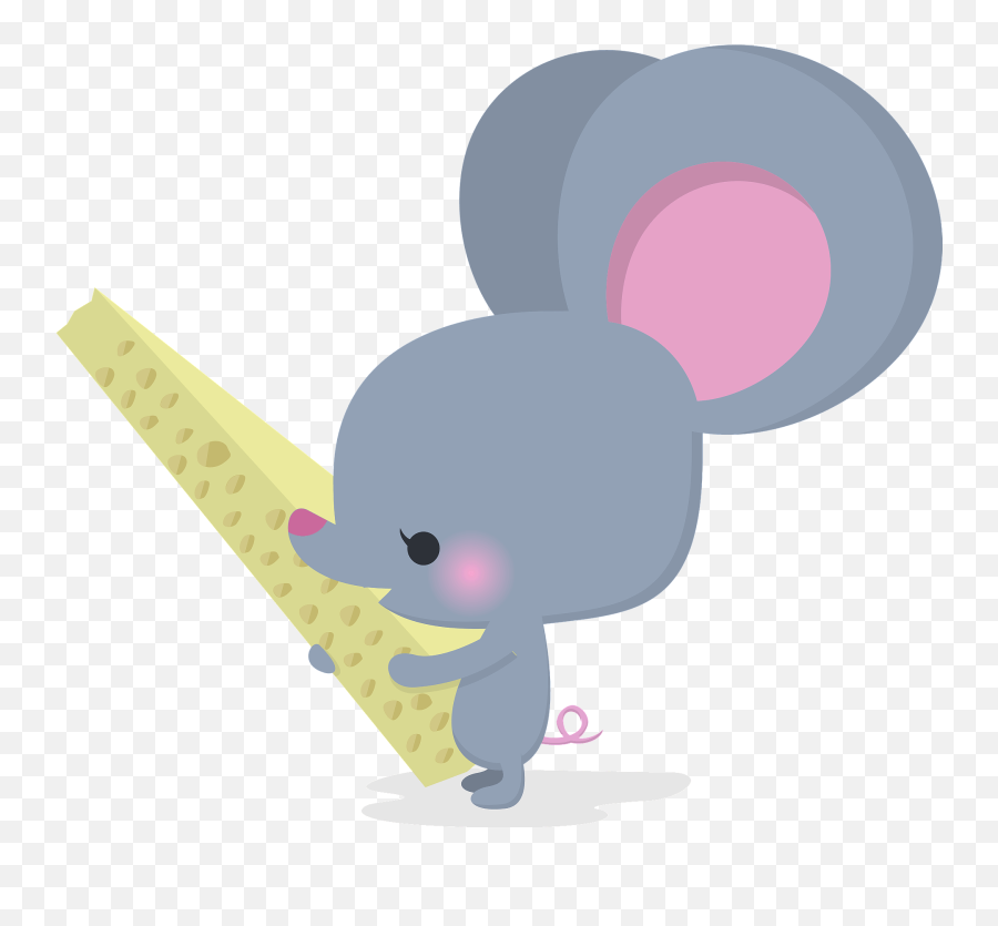 Mouse With Cheese Clipart Free Download Transparent Png - Ruler Emoji,Cheese Face Emoji