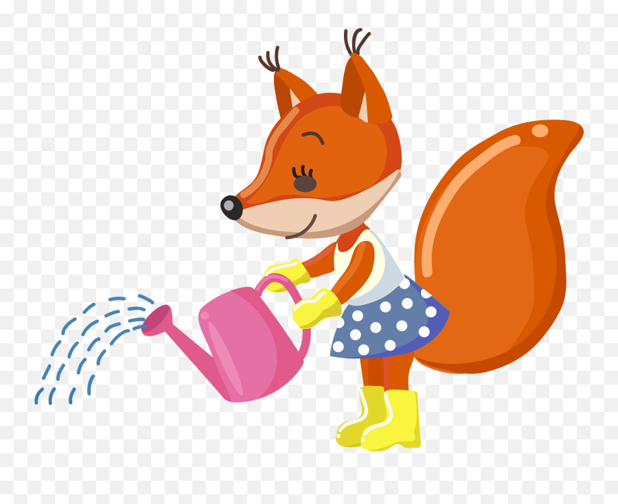 Squirell With A Watering Can Clipart - Fictional Character Emoji,Watering Can Emoji