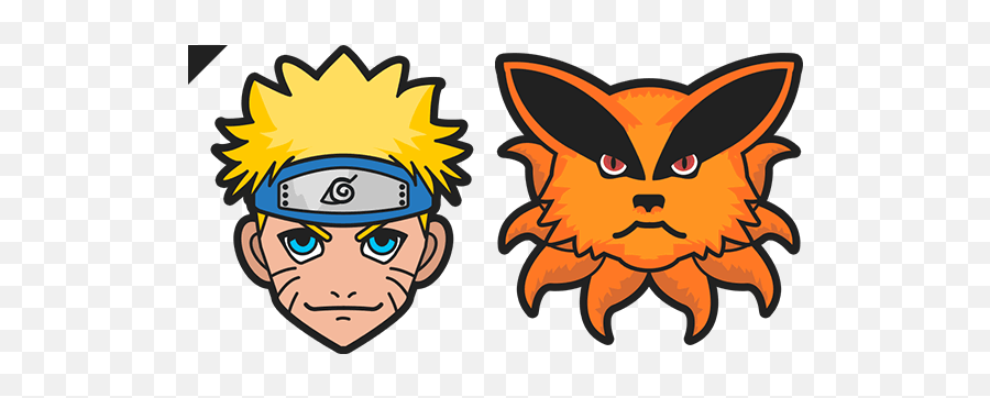 Naruto And Kurama Cursor U2013 Custom Cursor Emoji,Naruto Sense Emotion