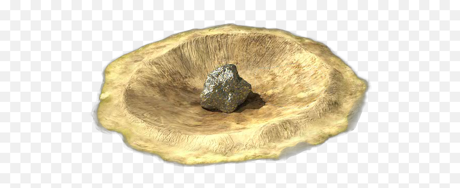 Meteor Crater - Meteorite From A Crater Emoji,Asteroid Emoji