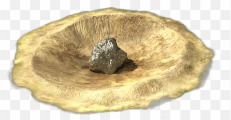 Meteor Crater - Meteorite From A Crater Emoji,Asteroid Emoji