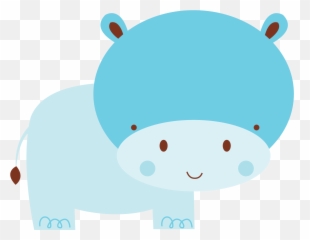 Baby Hippo - Animalitos Celestes Emoji,Hippo Emoticons