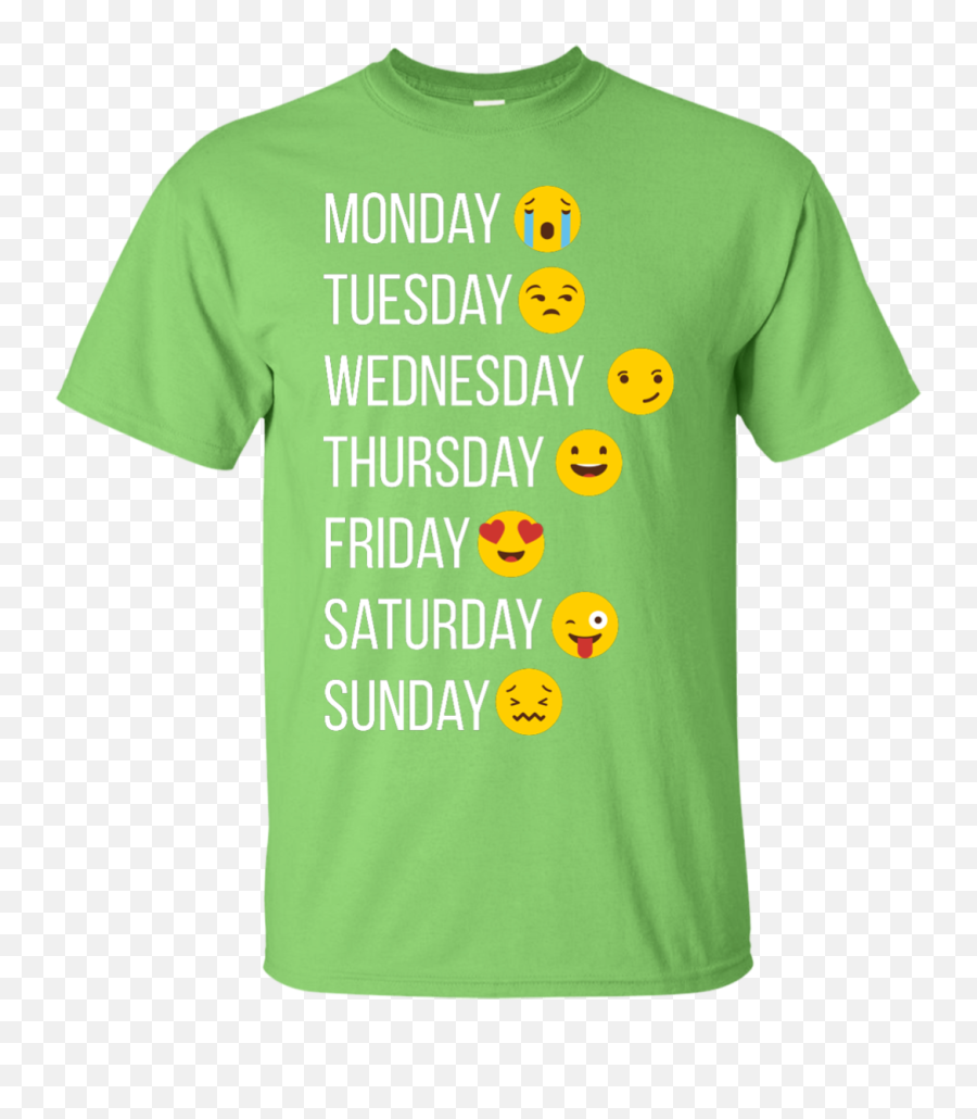 Emoji Make My Week Smiley T Shirt - If You Connect The Dots The Chaos May Disappear And Something Else May Appear,Men's Emoji Shirt
