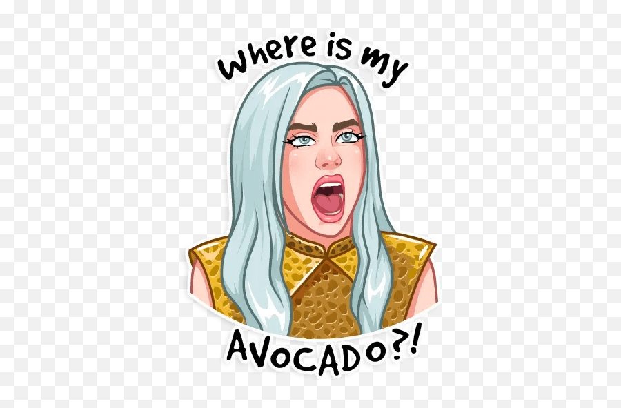 Billie Eilish Whatsapp Stickers - Stickers Cloud Billie Telegram Stickers Billie Eilish Emoji,Emoji Wallpaper Images