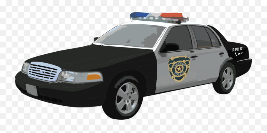Police Car Raccoon City Ford Crown - Racoon City Police Car Emoji,Police Car Emoji