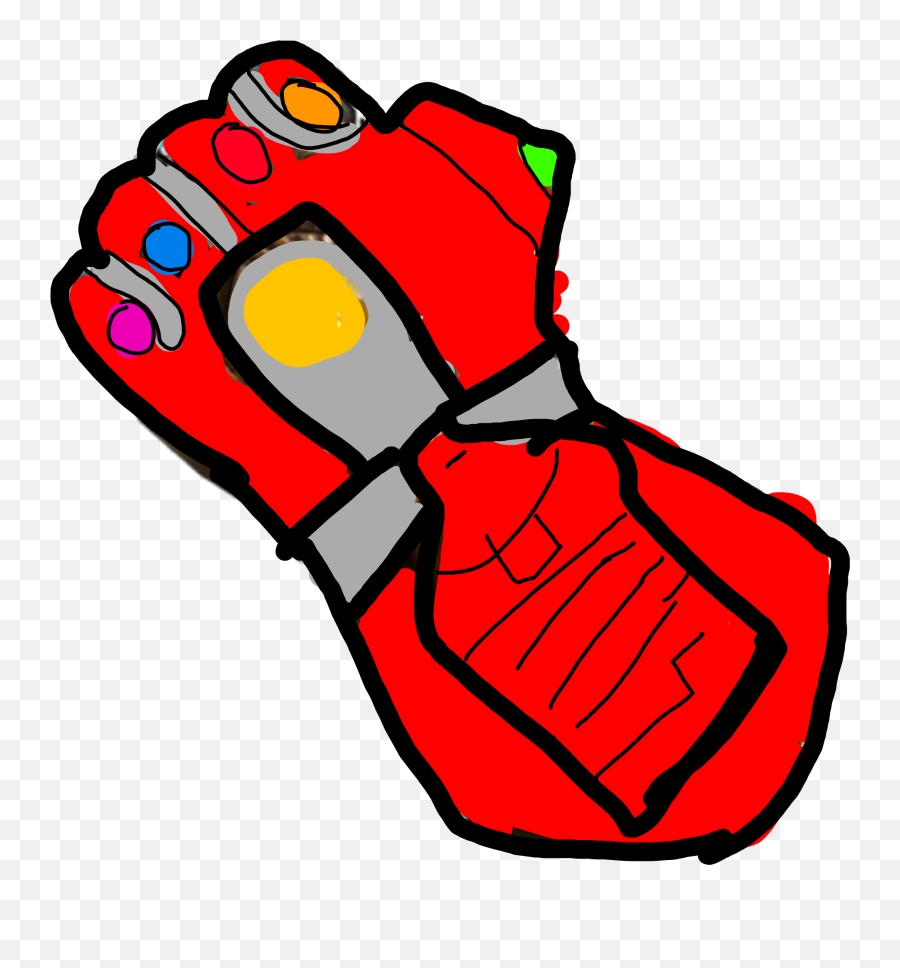 Nano Gauntlet Sticker - Vertical Emoji,Gauntlet Emoji