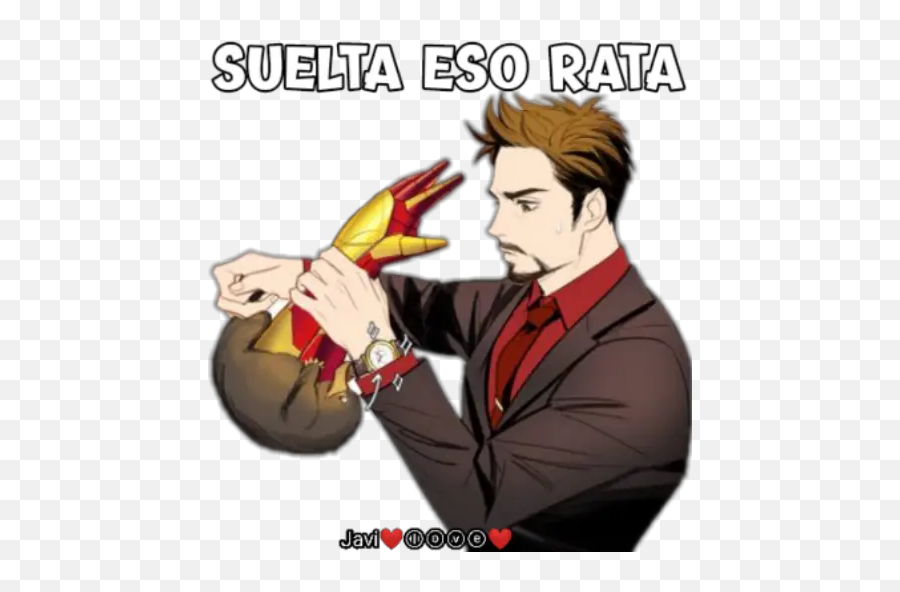 Tony Stark Stickers For Whatsapp - Tony Stark Fan Art Harry Potter Emoji,Easter Animated Emoji