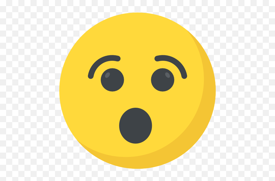 Surprised - Free Smileys Icons Emoji,Emoticons Surprised Face