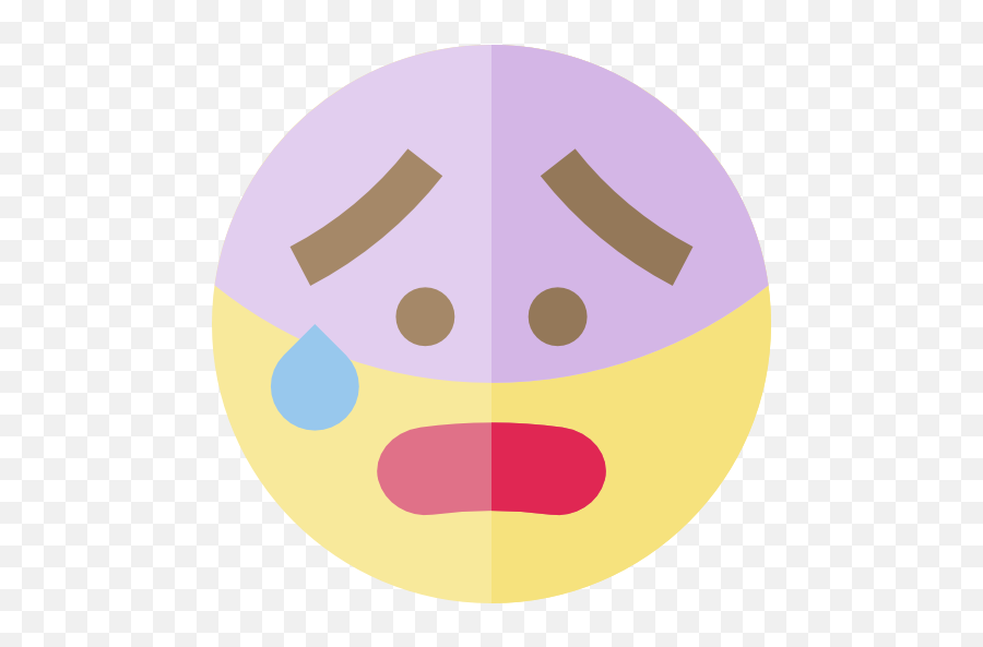 Emoticons Emoji Feelings Smileys Worried Icon - Worried Flat Icon,Worried Emoticon