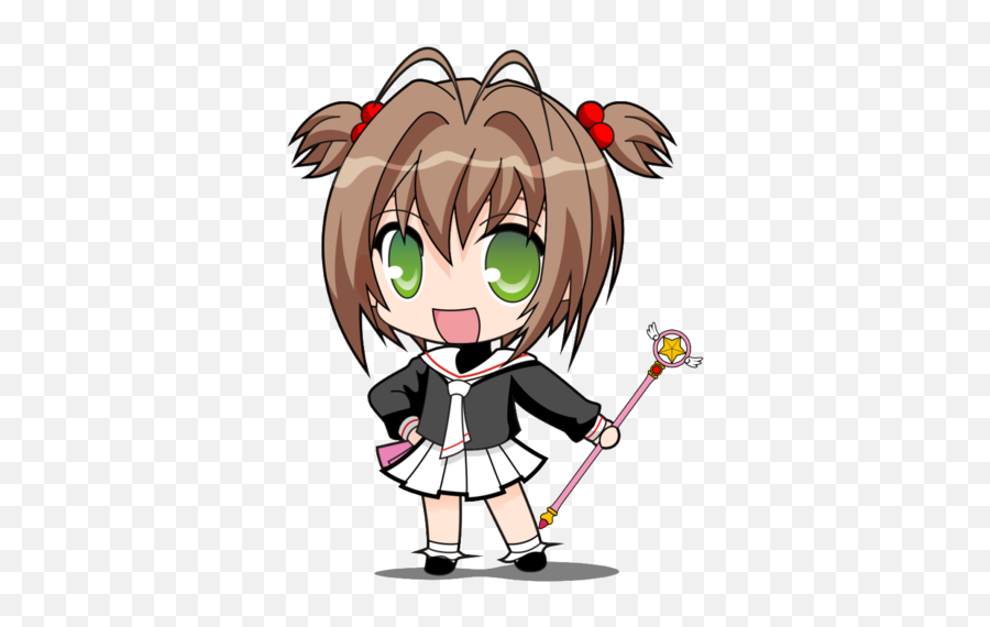 Likes - Chibi Anime Sakura Card Captor Emoji,Emoticon De La Luna Acosadora