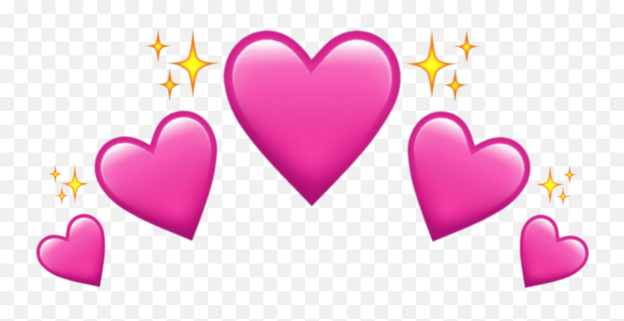 Emoji Crown Corona Heart Sticker By So Nice - Girly,Corazon Blanco Emoji
