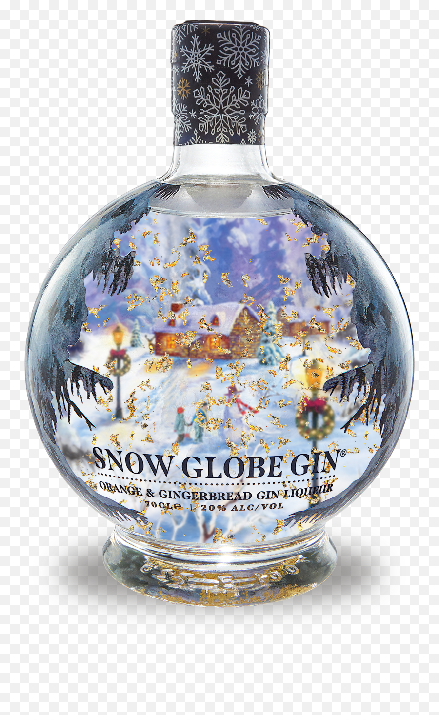 Harvey Nichols Launch Snow Globe Gin Liqueur That Lights Up - Snow Globe Gin Orange And Gingerbread Emoji,Lauching Crying Emoji