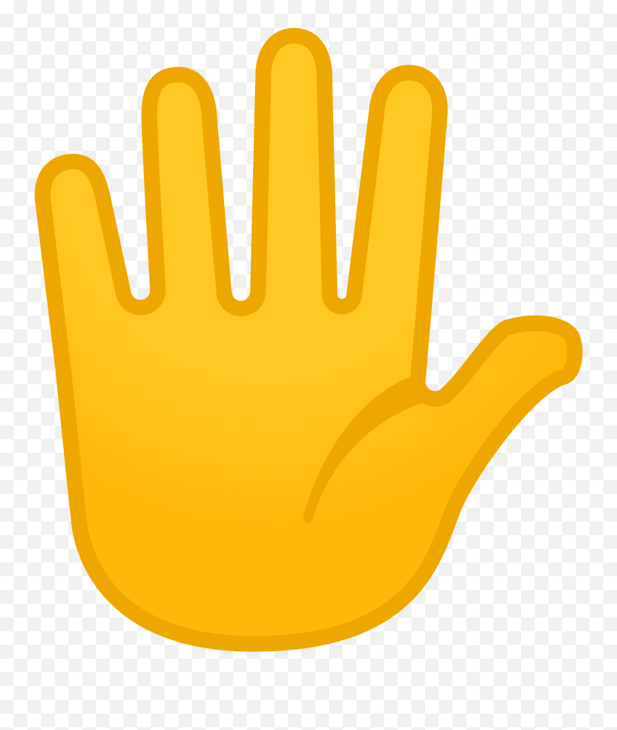 Hand With Fingers Splayed Icon Noto Emoji People Bodyparts - Emoji,Finger Pointing Emoticon