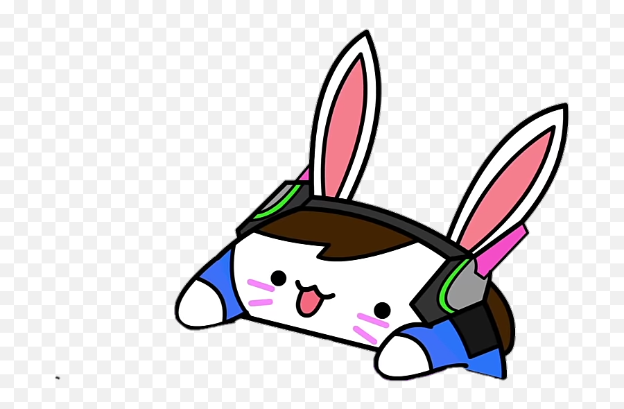 Bongocat Bunny Bonnie Dvaoverwatch Dva - No Mercy Bongo Cat Emoji,Dva Emoji