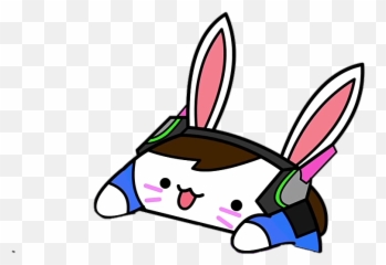 Bongocat Bunny Bonnie Dvaoverwatch Dva - No Mercy Bongo Cat Emoji,Dva Emoji