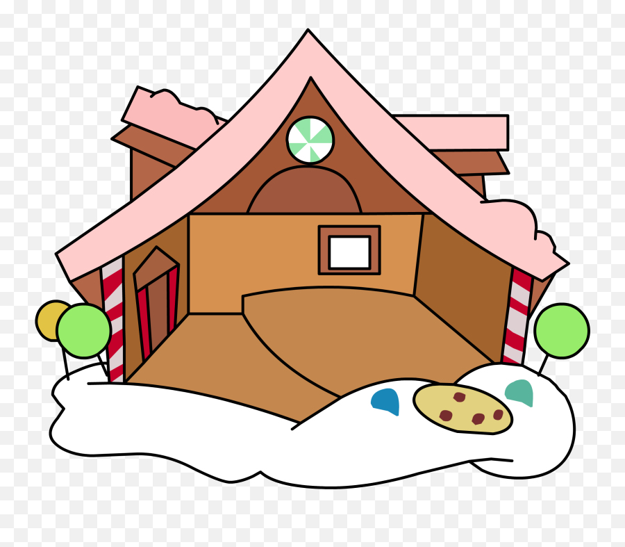 Clipart Houses Gingerbread Man Clipart Houses Gingerbread - Ginger Emoji,Gingerbread Man Templtae Emotions