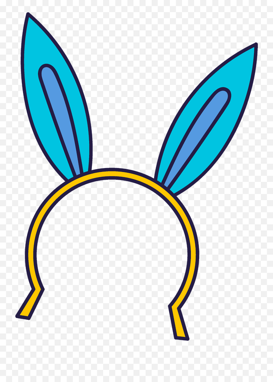 Bunny Ears Headband Clipart - Bunny Ears Headband Picee Transperent Emoji,Emoji Headband