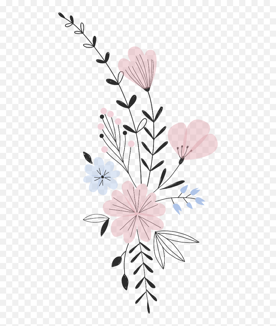 Flowers Sticker Clipart - Full Size Clipart 2752942 Pastel Flowers Clipart Emoji,Sakura Flower Emoticon