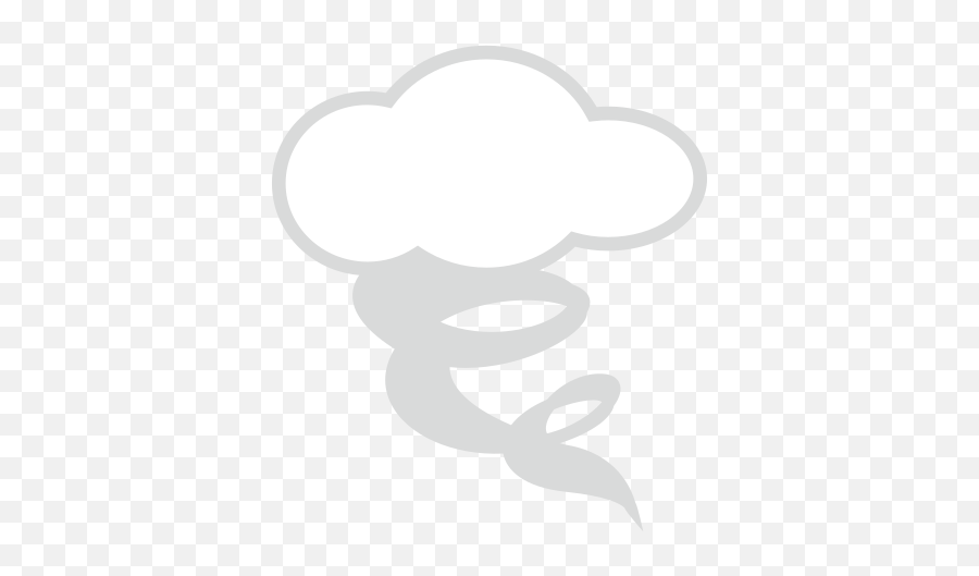 Cloud With Tornado - Delta Phi Epsilon Letters Emoji,Tornado Emoji