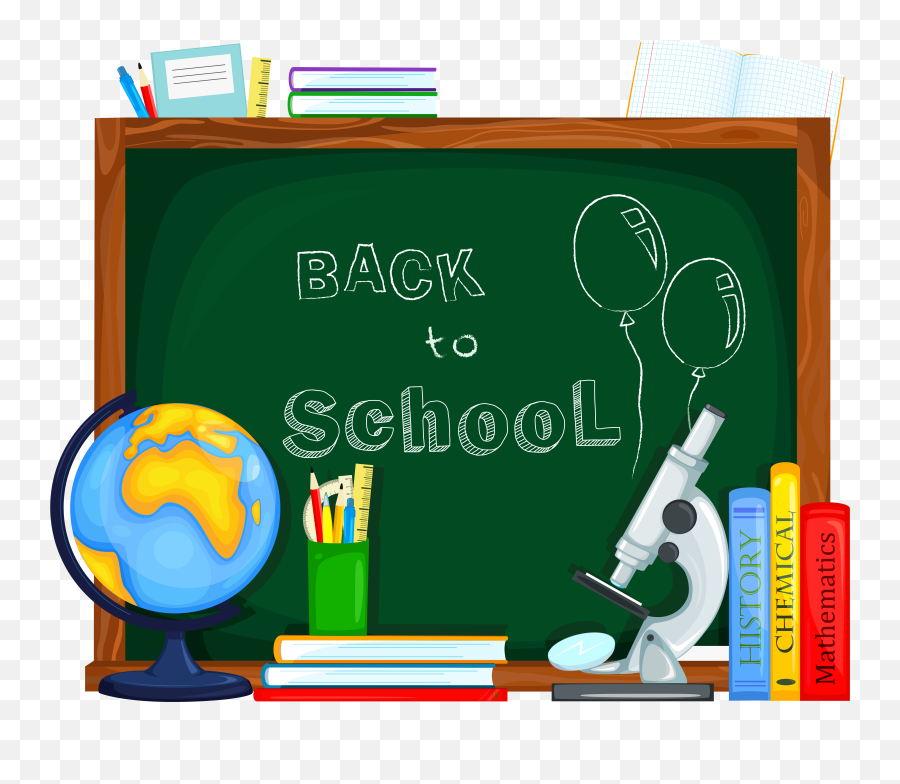 Back To School Clipart Picture - Back To School Clipart Emoji,Emoji Clipart Back To School