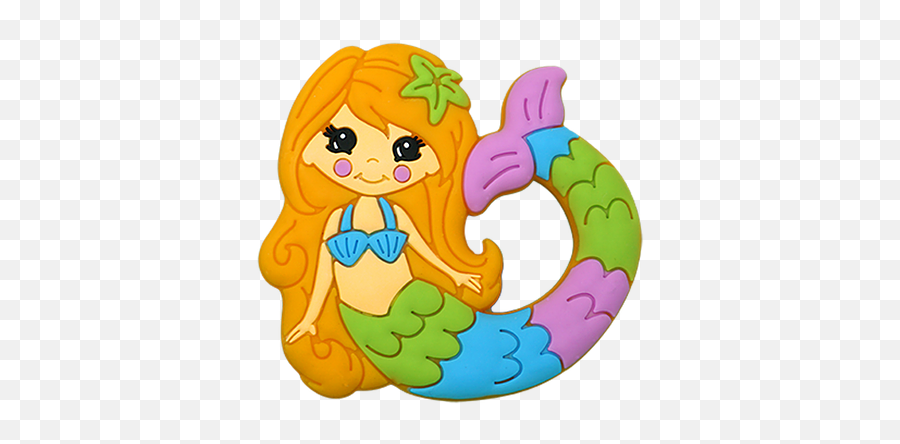 Mermaid Teether - Teether Emoji,Loofah Emoticon