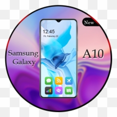 Theme For Samsung Galaxy A10 Apk - Lock Screen Blue Iphone 11 Emoji,Samsung J7 2018 Emoticon Sends ??