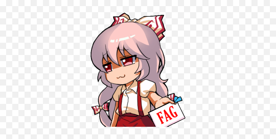 Extraconcentratedjuice - Discord Emoji Mokou Reaction,Giggle Emoji