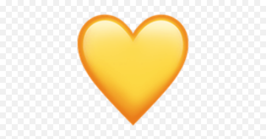 Yellow Aesthetic Tumblr Cute Sun Heart - Transparent Yellow Heart Emoji Png,Yellow Heart Emoji