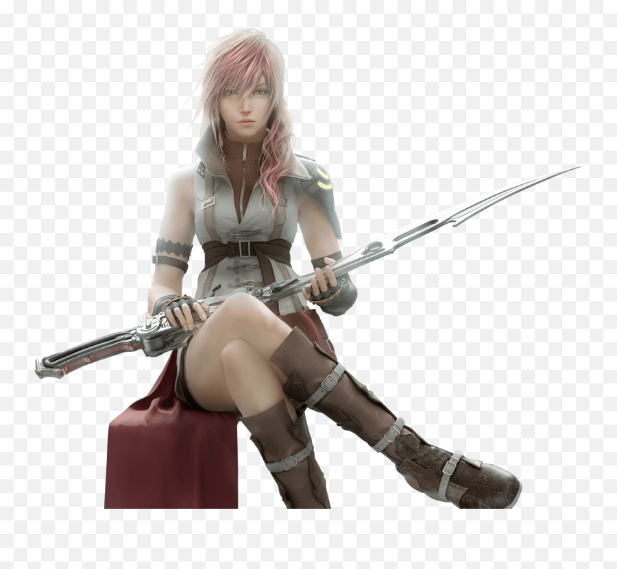 Final Fantasy Girl Characters Png Photo - Most Beautiful Female Character In Games Emoji,Ff Lightning Emoji