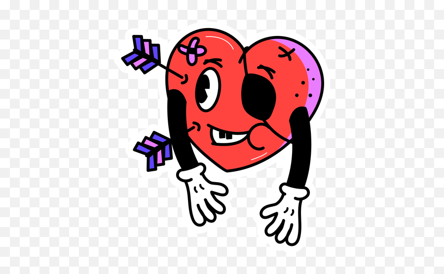 Injured Heart Sticker Transparent Png - Happy Emoji,Emoticon Herido