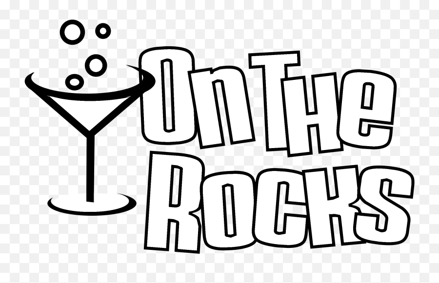 On The Rocks Logo Png Transparent U0026 Svg Vector - Freebie Supply Rocks Logo Emoji,Champagne Flutes Facebook Emoticon