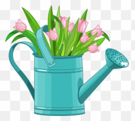 Plant Clipart Watering Can Plant - Clip Art Watering Can And Flowers Emoji,Watering Can Emoji