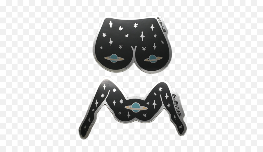 Space Boobs Space Legs Stickers Emoji,Shimmery Heart Emoji