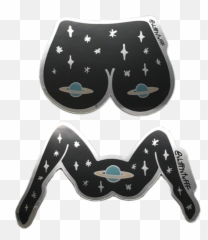 Space Boobs Space Legs Stickers Emoji,Shimmery Heart Emoji