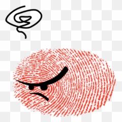 Fingerprint Me Stickers By Natasa Bizic Emoji,Fingerprint Emoticon