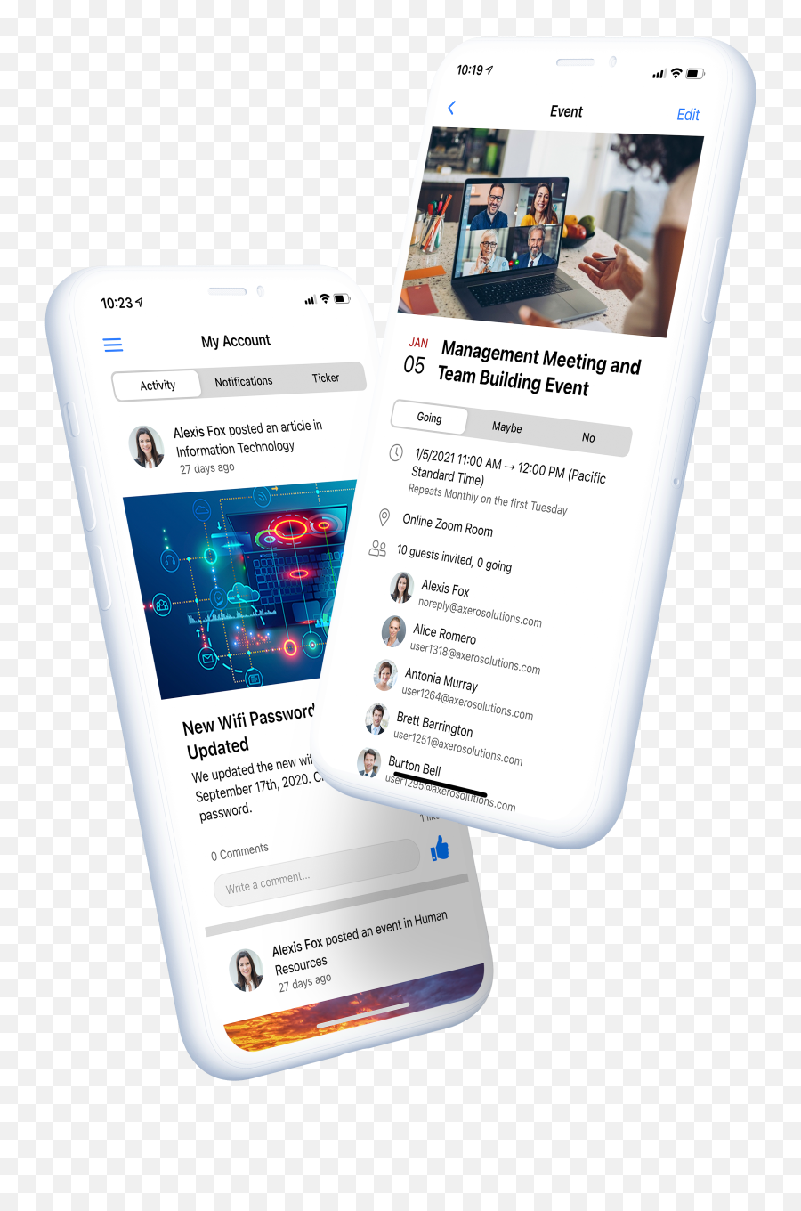 Intranet Platform For Employees - Axero Solutions Emoji,Emojis In The Workplace Ny Times