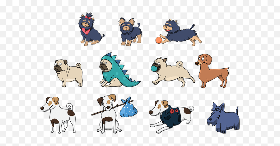Free Dog Stickers - Cute Dogs Vector Png Emoji,Weenie Dog Emoji