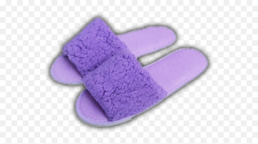 Slippers Purple Shoes Pink Sticker - Solid Emoji,Purple Emoji Slippers
