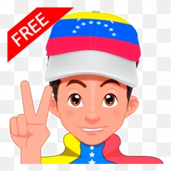 Chico Venezolano - Venezolano Sticker Emoji,Bandera De Venezuela Emoji