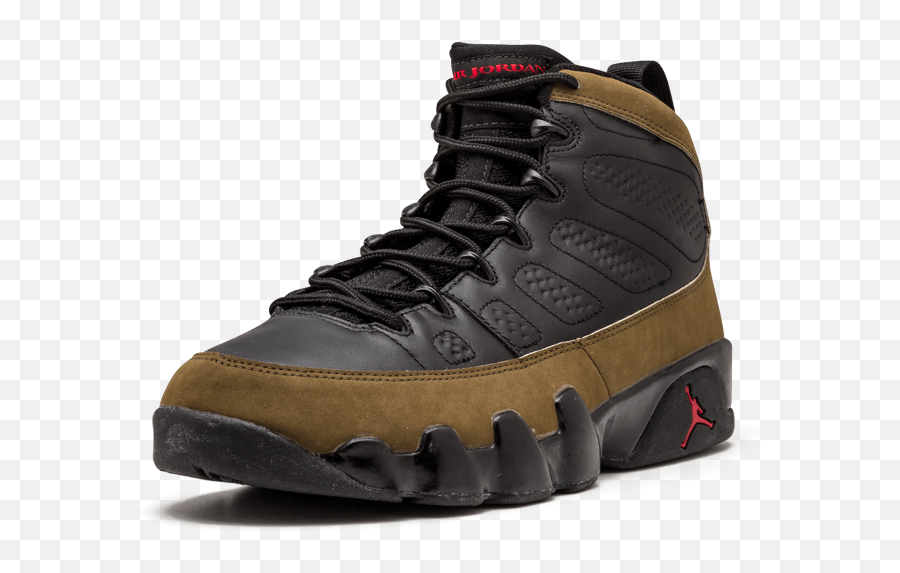 Air Jordan 9 Olive - 302370031 Release Date 030902 Round Toe Emoji,Olive Emoji