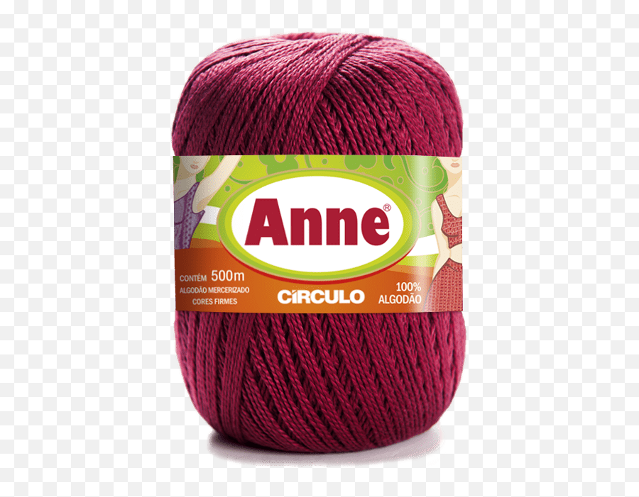 Linha Anne 7136 Marsala 500m - Linha De Croche Marsala Emoji,Emoji Apaixonado Facebook