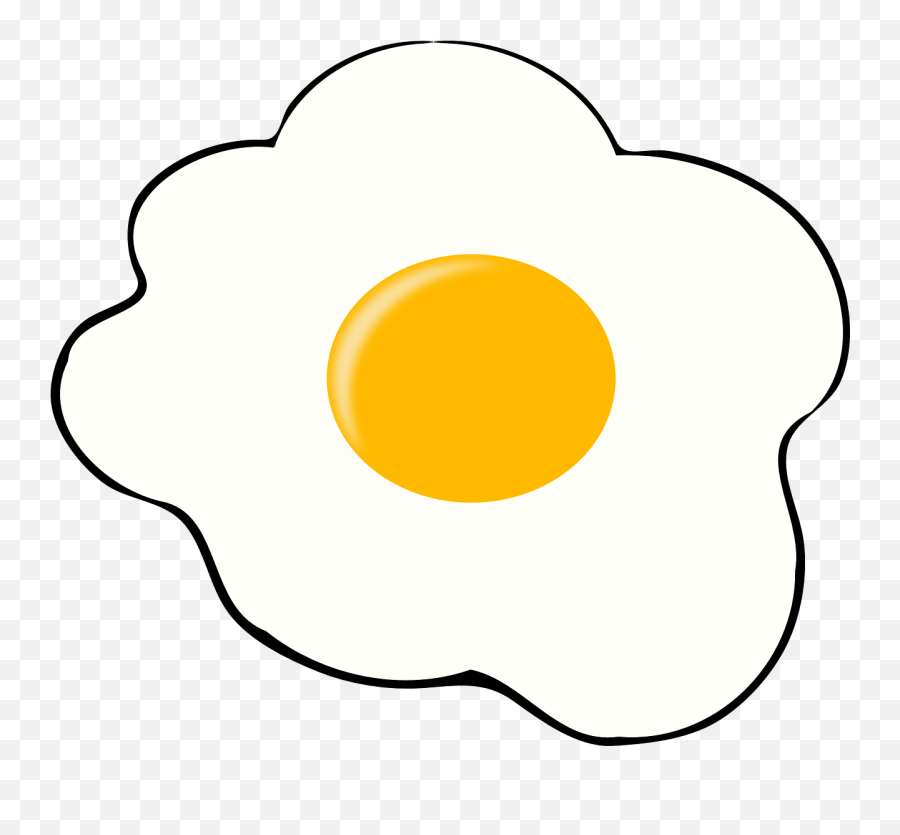 Egg Png - Fried Egg Clipart Sunny Side Up Clipart Egg Sunny Side Up Animated Emoji,Egg Emoji Transparent