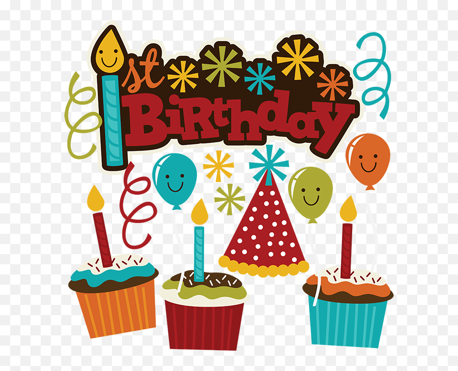Library Of Clipart Library Happy 1st Birthday Boy Png Files - Birthday For Boy Emoji,Emojis Birhtday Clipart
