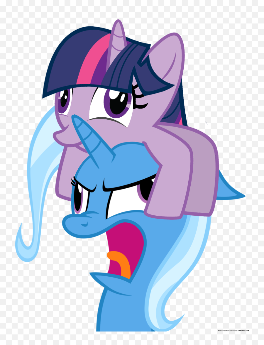 Trixie Twilight Sparkle Vector Wat - My Little Pony Parisite Emoji,I Second That Emotion Futurama
