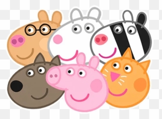 Stickers Para Whatsapp Peppa - Novocomtop 6 Peppa Pig Characters Emoji,Festa Whatsapp Emoticons
