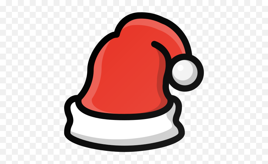 Hat Xmas Claus Santa Hat Santa - Dot Emoji,Lipstick Santa Hat Emoticons