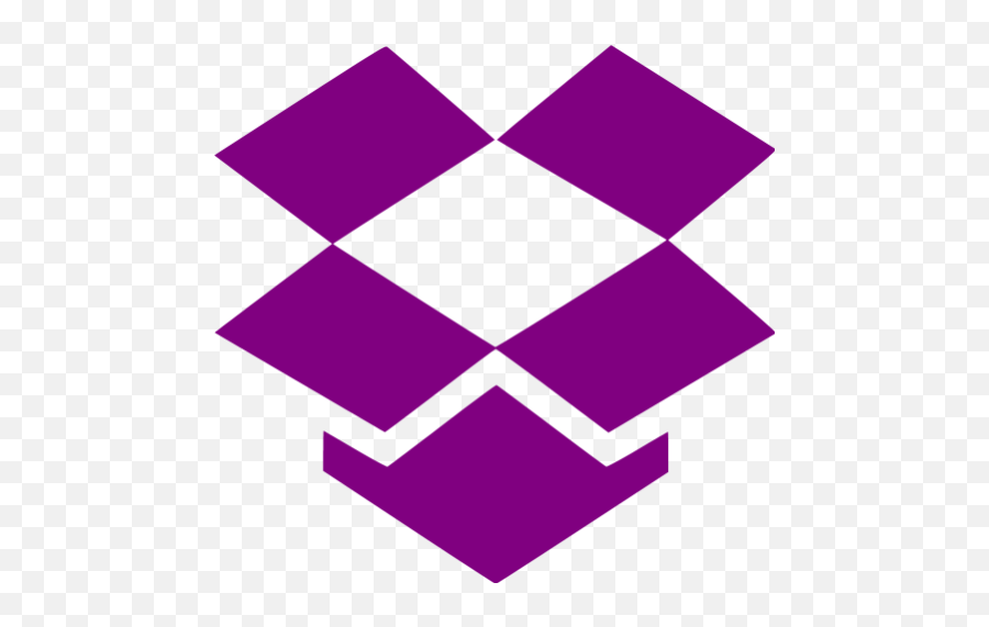 Purple Dropbox Icon - Dropbox Grey Icon Emoji,Purple Square Emoticon Facebbok