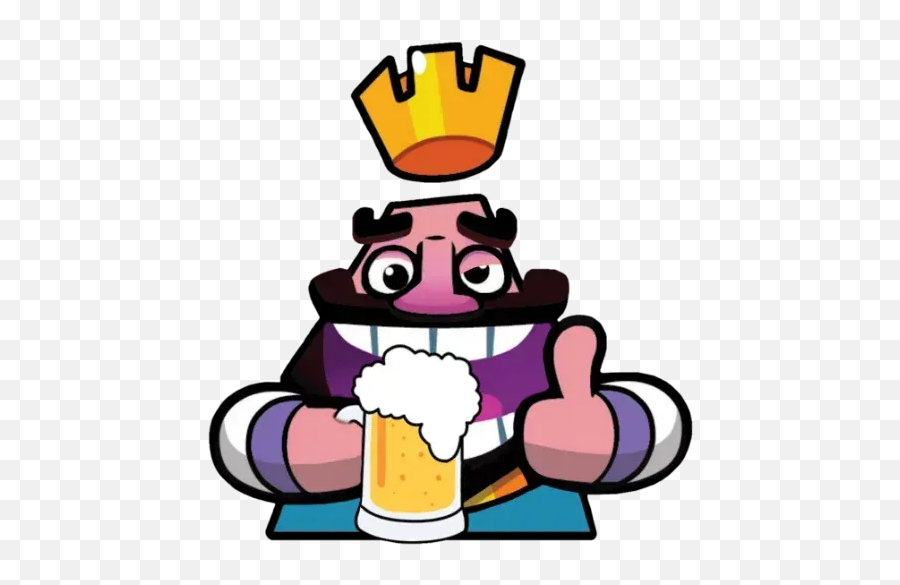 Clash Royale Whatsapp Stickers - Stickers Cloud Sticker De Clash Royale Emoji,Clash Royale What Does The Crown Emoticon Mean