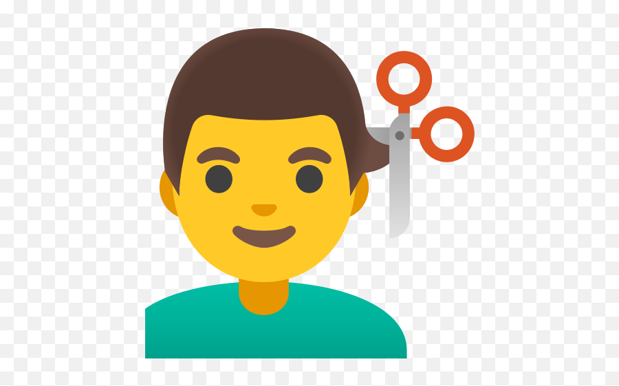 U200d Man Getting Haircut Emoji - Emoji Rey,Nice Emoji
